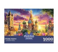 Kremlin Russia 1000 Piece Jigsaw Puzzle with Whimsical Design - A Charming Challenge for All Ages And Beautiful Home Decoration 38x26cm/1000pcs