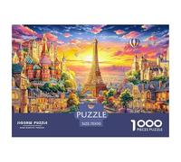 Kremlin Russia 1000 Piece Jigsaw Puzzle with Whimsical Design - A Charming Challenge for All Ages And Beautiful Home Decoration 70x50cm/1000pcs