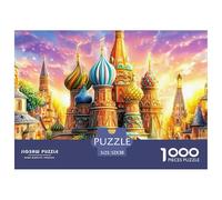 Kremlin Russia Jigsaw Puzzle 1000-Piece for Adults & Kids, Challenging Home Decoration Gift 52x38cm/1000pcs