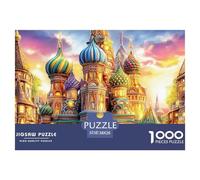 Kremlin Russia Puzzle 1000-Piece for Adults And Kids, Difficult Jigsaw Puzzle, Challenging & Relaxing Gift 38x26cm/1000pcs