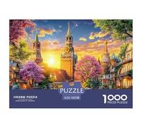 Kremlin Russia Puzzles 1000 Piece for Adults Puzzle Impossible, Puzzle Family Activity Puzzles Game 52x38cm/1000pcs