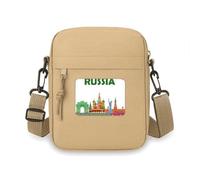 Kremlin Sculpture Russia Graffiti Crossbody Bag Cell Phone Purses Handbag Shoulder Mini Bag