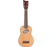 Kremona Ukulele Series Coco Soprano ukulele with KNA UK-1 pickup and case
