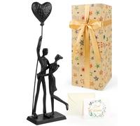 Kresecioo Wedding Gifts for Couples 2025, Romantic Couple Iron Sculpture 12in Handcrafted Passionate Love Metal Statue Decoration, Anniversary for Women Men Her Him Wife Husband Birthday Gifts