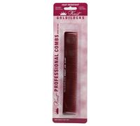 Krest Goldilocks 7 1/4' Burgundy Long Sectioning Comb
