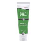 Kresto Special Hand Cleaner - Heavy Duty Formula for Paint, Adhesives & Sealants - Solvent-Based - Perfume Free - 250ml Tube - For Professional Use Only