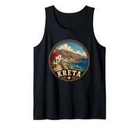 Kreta Greece Mediterranean Island Travel Art Tank Top