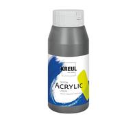 KREUL 17086 Triton Acrylic Liquid Graphite 750 ml, High-Quality Artist Acrylic Paint in Study Quality with Light-Flowing Character, Deep Matt Drying