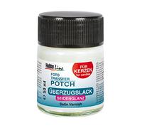 Kreul 49971 - Photo Transfer Potch coating for candles, silk gloss, glass with 50 ml, wax-based, to protect the transferred images from dust and dirt