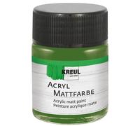 Kreul Acrylic matt Paint, Creamy Opaque, Quick-Drying, Water-Based, Suitable for Many Different Surfaces, in 50 ml Glass, Olive Green