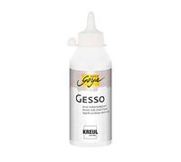 Kreul Solo Goya Gesso White, Primer of Acrylic semi-Chalk Based Painting Surfaces, Waterproof and Good Coverage, 250 ml (1er Pack)