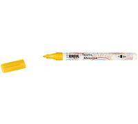 Kreul 90660 Javana Texi Mäx Sunny Fabric Pen, Fine, 1 - 2 mm - Yellow