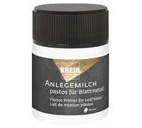 KREUL 99452 - application milk pastos in 50 ml glass, thick special water-based adhesive for applying leaf metals, especially when gold with stencils