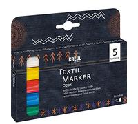 KREUL C Textilmarker JAVANA texi mäx OPAK, 5er-Set