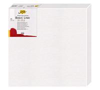 KREUL Solo Goya 641001 3D Stretched Canvas Basic Line Stretcher Frame 100 x 100 cm Extra Deep Approx. 3.8 cm 100% Cotton 4-Ply Primed Ideal for Oil, Acrylic and Gouache Paints