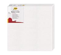 Kreul 644040 Solo Goya 3D Stretched Canvas Basic Line, Stretcher Frame 40 x 40 cm, Extra Deep Approx. 3.8 cm, 100% Cotton, 4 Times Primed, Ideal for Oil, Acrylic and Gouache Paints, White