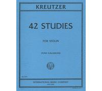 Kreutzer: 42 Studies for Violin (ed. Galamian), IMC2073