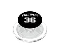 Kreuzberg 36 - White Nostalgia Design Berlin District PopSockets PopGrip for MagSafe