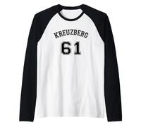 Kreuzberg 61 Berlin Germany Neighborhood Nostalgia Design Raglan Baseball Tee