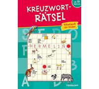 Kreuzworträtsel: Rätselspaß für Kinder (blau)