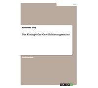 Krey - Das Konzept des Gewhrleistungsstaates - New paperback or softb - P555z