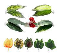 KRFVGYQNK Betta Bed Leaf Hammock, 1pcs Betta Leaf Hammock Fish Bed Resting Pad Spawning Grounds Multicolor Tank Accessories(Color1)