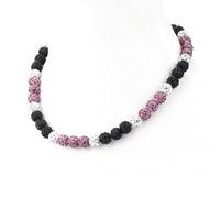 Krfy Baseball Necklaces for Boys, Bling Rhinestone Beaded Necklaces for Women Men, Diamond Baseball Drip Necklace Ice Bead Necklaces Inspired Sports Jewelry, 17.7 Inches, Age：Over 8 Years Old, Acrylic