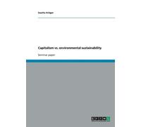 Krger - Capitalism vs. environmental sustainability - New paperback o - X555z