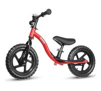 KRIDDO Toddler Balance Bike 2 Year Old, Age 18 Months to 4 Years Old, Early Learning Interactive Push Bicycle with Steady Balancing and Footrest, Gift Bike for 2-5 Boys Girls, Red