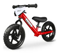 KRIDDO Toddler Balance Bike 2 Year Old, Age 18 Months to 5 Years Old, 12 Inch Push Bicycle with Customize Plate (3 Sets of Stickers Included), Steady