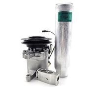 Kridets RD451-93900 Compressor + 3A851-72170 Expansion Valve + T0070-79270 Receiver Drier Compatible with Kubota Tractor B2650HSDC B3350HSDC R530 R630