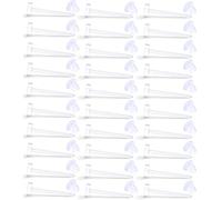 Kridzisw Clear Plastic Earrings Stud Hypoallergenic Lobe Earrings Stud for Surgery Sensitive Ears Clear Ear Hole Retainer Earring Spacers Piercing Jewelry for Men Women, Silicone Rubber Backs Earnuts,