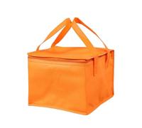 KRIECK Food Delivery Bag Insulated Food Delivery Bag Reusable Food Pizza Cake Delivery Thermal Storage Holder(Orange)