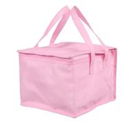KRIECK Food Delivery Bag Insulated Food Delivery Bag Reusable Food Pizza Delivery Insulated Bag Insulated Thermal Storage Holder(Pink,260x260x200mm)