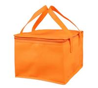 KRIECK Food Delivery Bag Insulated Food Delivery Bag Reusable Food Pizza Delivery Insulated Bag Insulated Thermal Storage Holder(Orange,260x260x200mm)