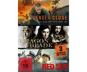 Kriegsfilm-Box: Danger Close, Dragon Blade & Operation Red Sea