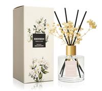 KRIIVMOH Reed Diffuser Sets, 200ml Ocean & Sea salt Diffuser with 8 Sticks Home Fragrance for Bedroom Bathroom, Home & Office Decor