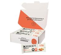 Kriket Protein Bars - Peanut & Salted Caramel Protein Bars Full Case - 9 x 50g Bars - Eco Friendly Protein - 16g Protein Each - Made With Cricket Powder