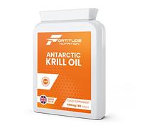 Krill Oil Capsules High Strength | Fish Oil Tablets with Omega 3 EPA, DHA, Astaxanthin, Phospholipids | Eco Harvested Superba™ Antarctic Krill Oil 500mg 60 Softgels