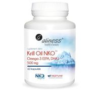 Krill Oil Omega 3 NKO 500 mg 60 Capsules Aliness