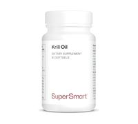 Supersmart - Krill Oil - Form of Omega-3 (EPA & DHA) - with Astaxanthin for Anti Inflammation & Cardiovascular System - Fatty Acids | Non-GMO & Gluten Free - 60 Softgels