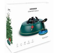 Krinner Comfort Christmas Tree Stand, Medium, Plastic, metal, Green, 36 x 36 x 10.5 cm