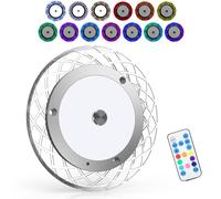 Kriogor 12V LED Caravan Lights Interior with 8 Multi-Color Side Light, 12V LED Lights Campervan Dimmable with Remote & Switch, 81 LEDs 600LM Temperatures for RV Van Motorhome