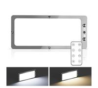 Kriogor 12V LED Ceiling Lights Campervan Lights with Remote & Switch 2 Color Modes, Dimmable 12V Car LED Interior Lighting 198 LED 2000LM Super Bright for Caravan Camper Motorhome, 3000-4500-6000K