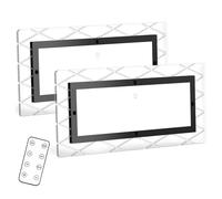 Kriogor 12V LED Lights for Campervan - 1800LM, 4 Color, Super Bright LED Ceiling Dome Light Fixture - RV Accessories for Caravan, Camper, Car, Trailer, Boat, Van (2PCS)