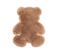 KRIPINC Bear Rug, Animal Rug, Faux Sheepskin Rug, Faux Fur Rug, Brown Fluffy Rug, Nursery Rug, Kids Rug, Bear Carpet for Living Room Bedroom Bedside