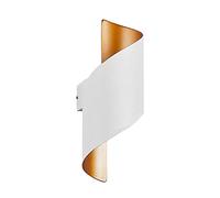 KRIPINC Indoor Outdoor LED Wall Light, Waterproof Ip65 Outdoor Wall Light, Up and Down Wall Lights, 10W Aluminium Wall Lamp, Nordic Wall Sconce for Living Room, Bedroom, Hallway, Porch, Garden (White)