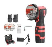 Kripyery 18V Angle Grinder, Cordless Angle Grinder, Mini Angle Grinder, Battery Operated 550W Electric Polishing Machine, Cordless Cutter for Cutting, Sanding, Grinding and Polishing(UK Delivery)