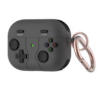 Kripyery Earphone Protective Cover Reversed Charging Hole Soft Silicone Bluetooth-compatible Earphone Case Anti-fingerprint Perfect Matching Grey for AirPods Pro2