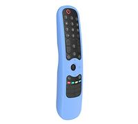 Kripyery Remote Control Cover Protective Case Smart TV Remote Control Shockproof Glow in The Dark Full Protection with Strap TV Remote Control Holder Protector for LG AN-MR21GC MR21N/21GA Blue